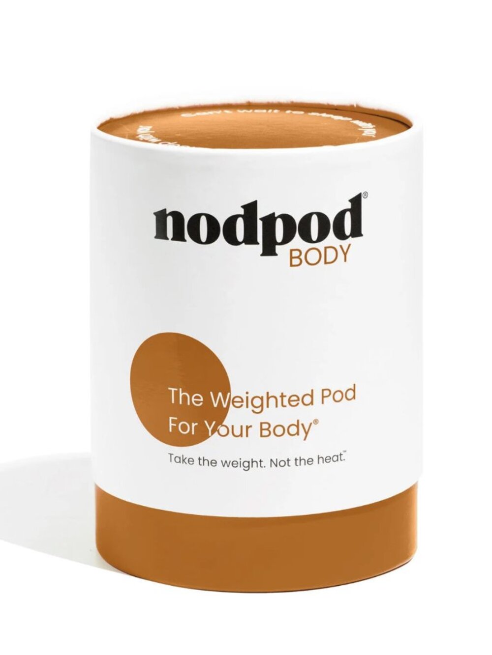 NEW nodpod Body 6.5lb Patented Compact Weighted Blanket - sedona